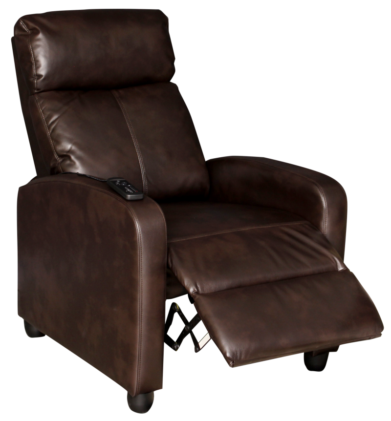 Brown Lux Massaging Chair