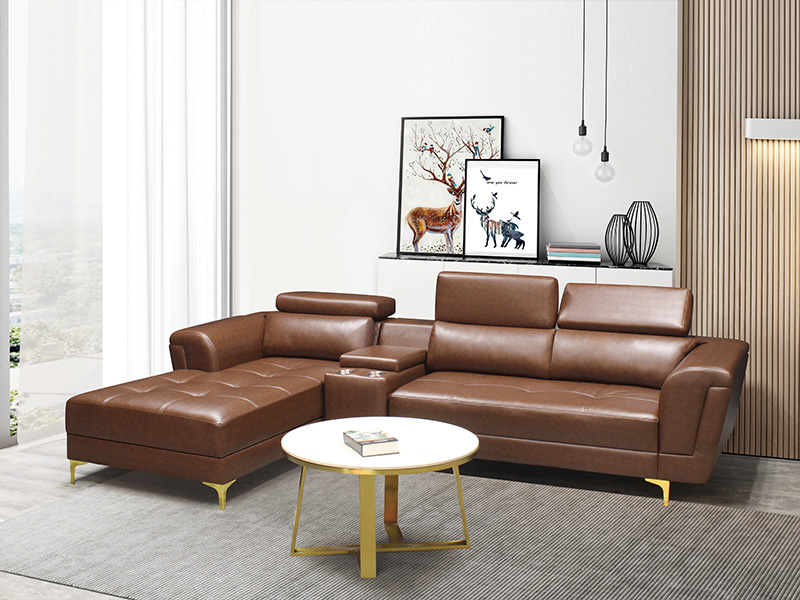 Autumn Fabric/Leather Lounge Suites